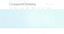 Desktop Screenshot of crosspointdentistry.com