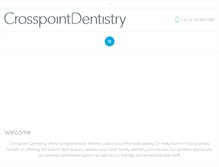 Tablet Screenshot of crosspointdentistry.com